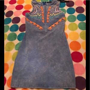 Do & Be free people embroidered boho dress